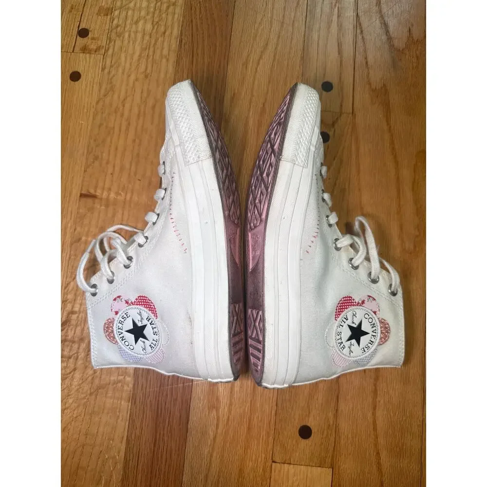 Converse Chuck Taylor Crafted Patchwork High Top Womens Sz 8 Floral A05195C